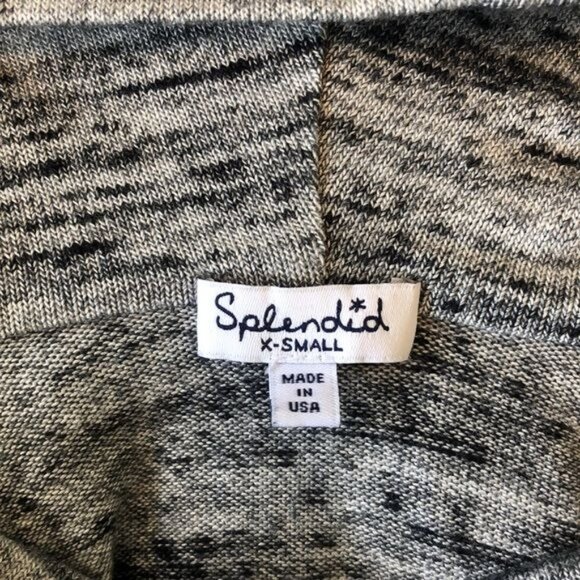 Splendid Brushed Tri-Blend Poncho - XS - Picture 8 of 10